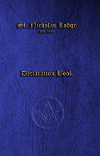 Load image into Gallery viewer, Masonic Declaration Book - Craft