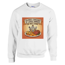 Load image into Gallery viewer, Calories at Dinner – Masonic Sweatshirt