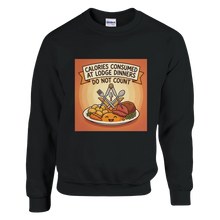Load image into Gallery viewer, Calories at Dinner – Masonic Sweatshirt