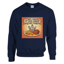 Load image into Gallery viewer, Calories at Dinner – Masonic Sweatshirt