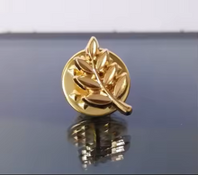 Load image into Gallery viewer, Acacia Leaf  Masonic Lapel Pin