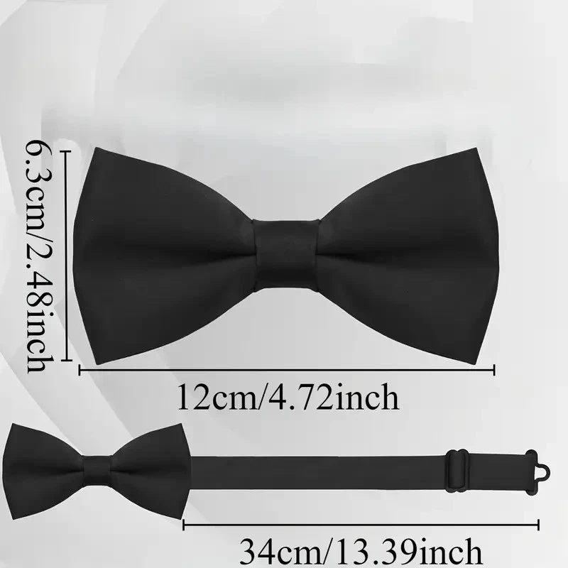 Classic Black Bow Tie – Raven Masonic