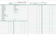 Load image into Gallery viewer, Scottish Craft Attendance Book
