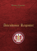 Load image into Gallery viewer, Order of Secret Monitor OSM - Masonic Attendance Book