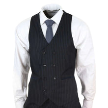 Load image into Gallery viewer, STZ42 - Men's 3 Piece Suit Gatsby 1920s Gangster Pinstripe