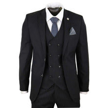 Load image into Gallery viewer, STZ42 - Men's 3 Piece Suit Gatsby 1920s Gangster Pinstripe