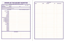 Load image into Gallery viewer, Order of Secret Monitor OSM - Masonic Attendance Book