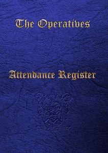 Masonic Attendance Book - The Operatives