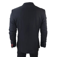 Load image into Gallery viewer, James - Men's Classic 3 Piece Black Suit