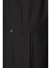 Load image into Gallery viewer, Scott Masonic Herringbone Wool Tailcoat For Men in Black, 34S-60R