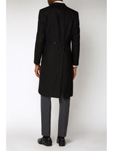 Load image into Gallery viewer, Scott Masonic Herringbone Wool Tailcoat For Men in Black, 34S-60R