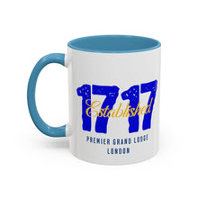 Load image into Gallery viewer, Established 1717 Masonic Ceramic Mug