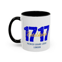 Load image into Gallery viewer, Established 1717 Masonic Ceramic Mug