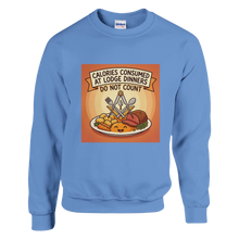 Load image into Gallery viewer, Calories at Dinner – Masonic Sweatshirt