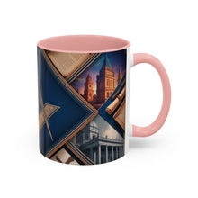 Load image into Gallery viewer, Ready-to-Go Coloured Rim Masonic Mug – 11oz