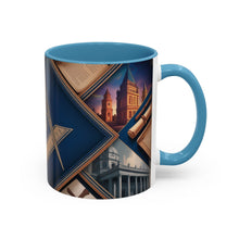 Load image into Gallery viewer, Ready-to-Go Coloured Rim Masonic Mug – 11oz