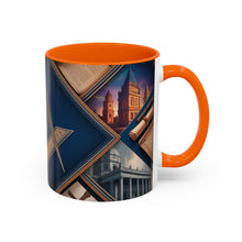 Load image into Gallery viewer, Ready-to-Go Coloured Rim Masonic Mug – 11oz