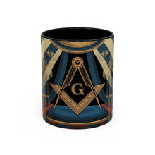 Load image into Gallery viewer, Ready-to-Go Ritual Design Masonic Mug – 11oz