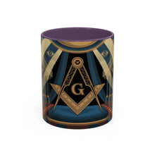 Load image into Gallery viewer, Ready-to-Go Ritual Design Masonic Mug – 11oz
