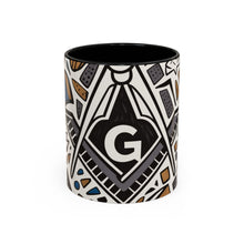 Load image into Gallery viewer, Ready-to-Go Geometric Masonic Mug – 11oz