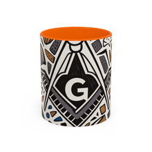 Load image into Gallery viewer, Ready-to-Go Geometric Masonic Mug – 11oz