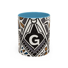Load image into Gallery viewer, Ready-to-Go Geometric Masonic Mug – 11oz