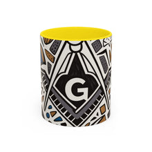 Load image into Gallery viewer, Ready-to-Go Geometric Masonic Mug – 11oz