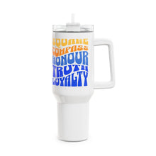 Load image into Gallery viewer, Square &amp; Compasses Masonic 40oz Tumbler
