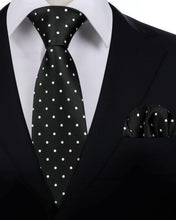 Load image into Gallery viewer, Rose Croix Polka Dot Neck Tie &amp; Pocket Square