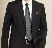 Load image into Gallery viewer, Rose Croix Polka Dot Neck Tie &amp; Pocket Square