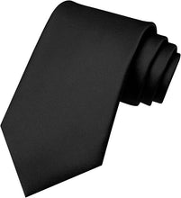 Load image into Gallery viewer, Classic Black Neck Tie