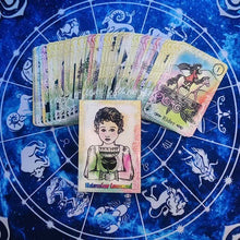 Load image into Gallery viewer, 2022 MASONIC TAROT DECK cards Patricio Diaz Silva esoteric fortune telling tarot reading with instructions masonic symbolism