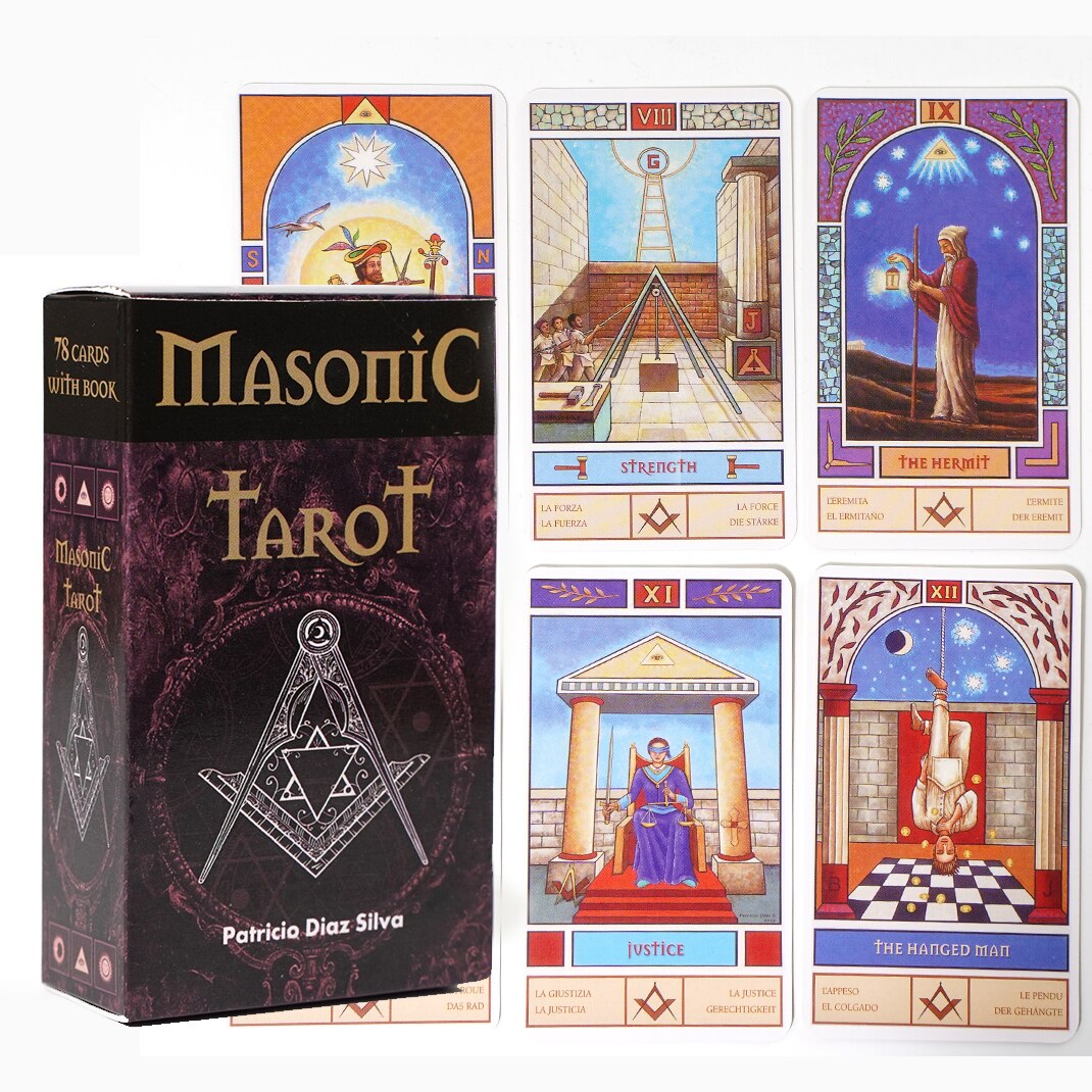 2022 MASONIC TAROT DECK cards Patricio Diaz Silva esoteric fortune