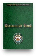 Load image into Gallery viewer, Masonic Declaration Book - Royal Ark Mariner (RAM)