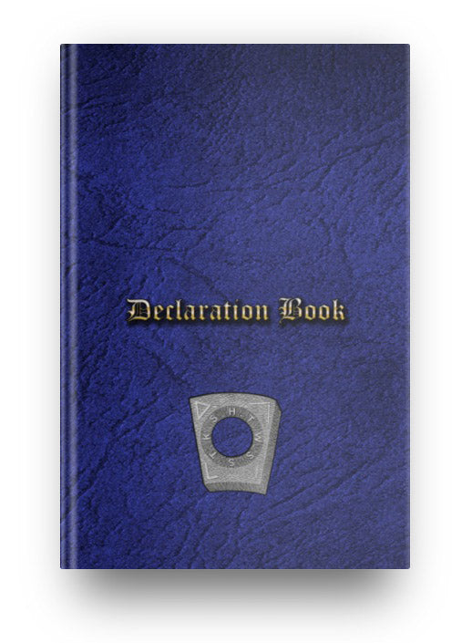 Mark Masonic Declaration Book (A5)