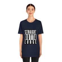 Load image into Gallery viewer, Straight Outta Lodge - Unisex Jersey Short Sleeve Tee