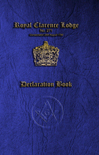 Load image into Gallery viewer, Masonic Declaration Book - Craft