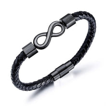 Load image into Gallery viewer, Classic Punk Gold Color Leather Bracelet Masonic Symbol Freemason Bracelet Jewelry