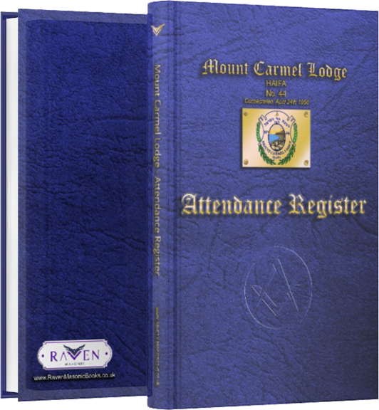 Masonic Attendance Book - Craft - Grand Lodge of Israel – Raven Masonic