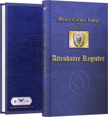 Masonic Attendance Book - Craft - Grand Lodge of Israel