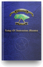 Load image into Gallery viewer, Masonic LOI Minutes Book - Craft