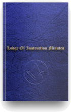 Load image into Gallery viewer, Masonic LOI Minutes Book - Craft