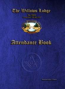 Masonic Attendance Book - Craft