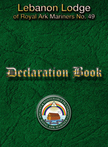 Masonic Declaration Book - Royal Ark Mariner (RAM)