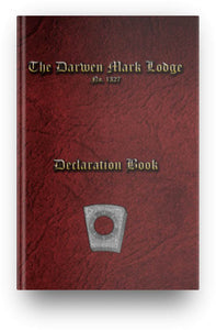 Mark Masonic Declaration Book (A5)