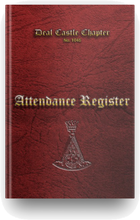 Load image into Gallery viewer, Masonic Attendance Book - Rose Croix