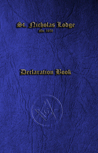 Masonic Declaration Book - Craft