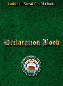 Masonic Declaration Book - Royal Ark Mariner (RAM)